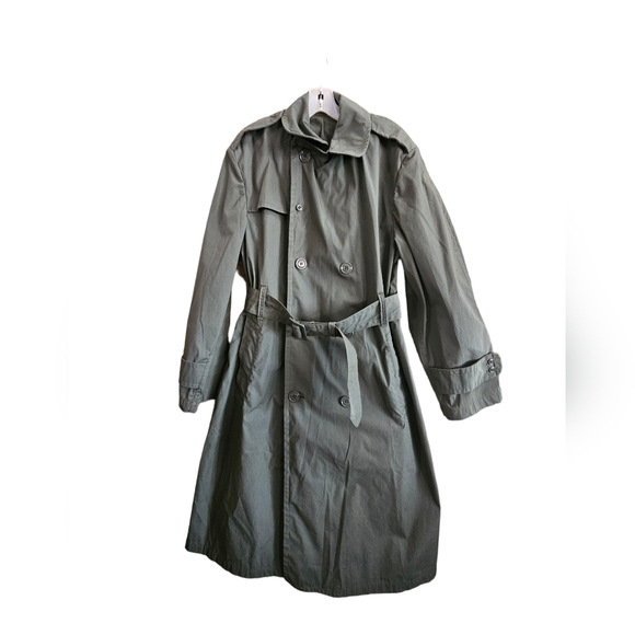 Military Issue Other - Vietnam Era US Rain Coat AG 274 Cotton and Polyester Quarpel 1970 Size 38 R